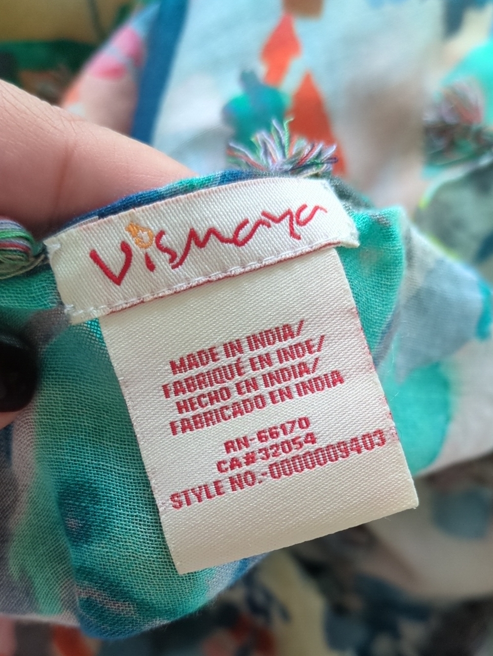 Anthropology Vismaya Multicolor Watercolor Tassel Infinity Scarf Sz Oz - Picture 3 of 5